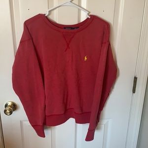polo crew neck sweatshirt